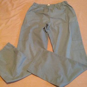 Options International Small Olive Green Scrub Pants